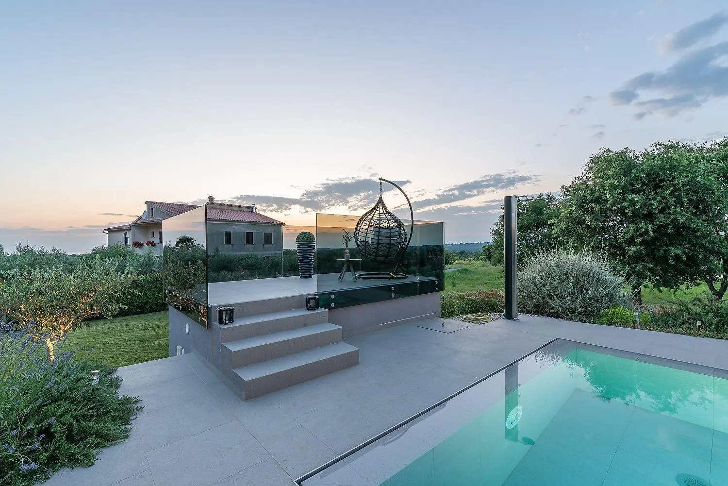 Exquisite Villa Mit Panoramablick Aufs Meer, Salzwasserpool Mit Gegenstromanlage, Bbq Poreč 0*,  Chorvatsko